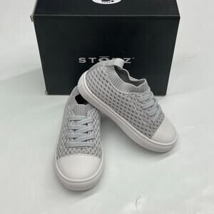 NIB Stonz Size 8T Shoreline Grey Sneaker Shoe